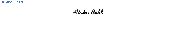 Fuente Alako Bold.ttf