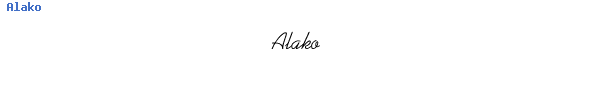 Fuente Alako.ttf
