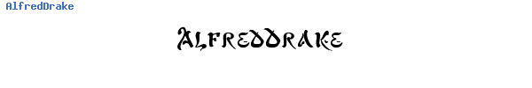 Fuente AlfredDrake.ttf