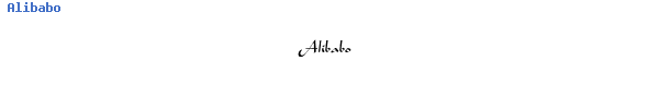 Fuente Alibabo.ttf