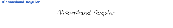 Fuente Alisonshand Regular.ttf