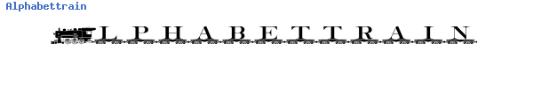 Fuente Alphabettrain.ttf