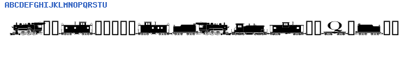 Fuente Alphabettrain.ttf