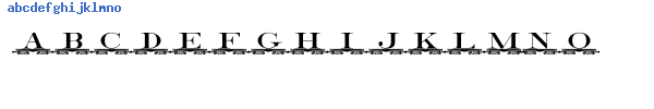 Fuente Alphabettrain.ttf