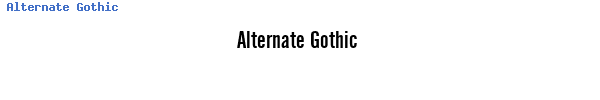 Fuente Alternate Gothic.ttf