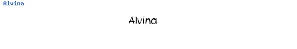 Fuente Alvina.ttf