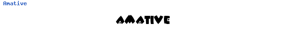 Fuente Amative.ttf