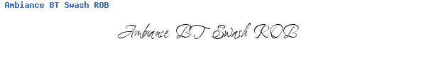 Fuente Ambiance BT Swash ROB.ttf