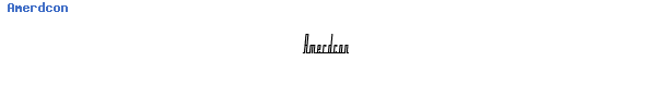 Fuente Amerdcon.ttf