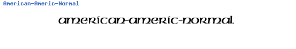Fuente American-Americ-Normal.ttf
