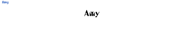 Fuente Amy.ttf