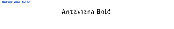 Fuente Antaviana Bold.ttf