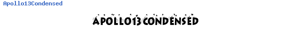 Fuente Apollo13Condensed.ttf