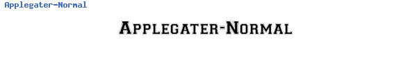 Fuente Applegater-Normal.ttf