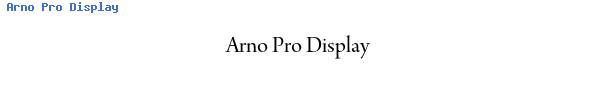 Fuente Arno Pro Display.ttf