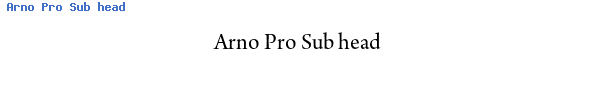 Fuente Arno Pro Sub head.ttf