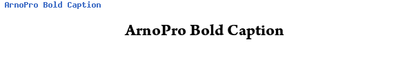 Fuente ArnoPro Bold Caption.ttf