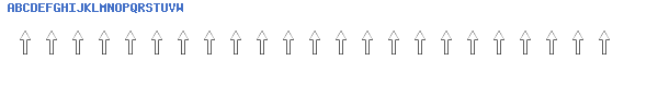 Fuente Arrows2.ttf