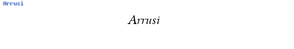 Fuente Arrusi.ttf