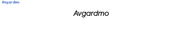 Fuente Avgardmo.ttf