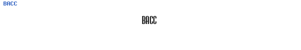 Fuente BACC.TTF