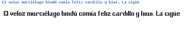 Fuente BACCE.TTF