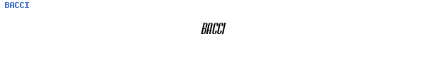 Fuente BACCI.TTF