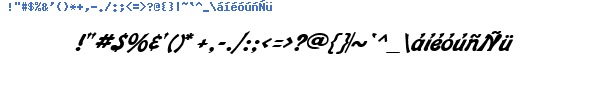 Fuente BANNBI__.TTF
