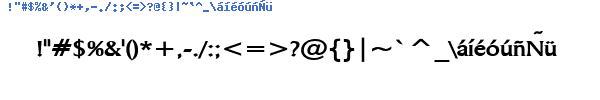 Fuente BARREWIB.TTF