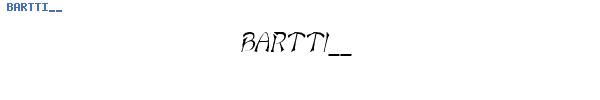 Fuente BARTTI__.TTF