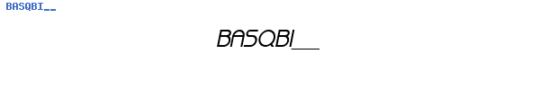 Fuente BASQBI__.TTF