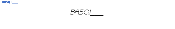 Fuente BASQI___.TTF