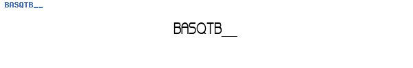 Fuente BASQTB__.TTF