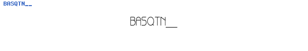 Fuente BASQTN__.TTF