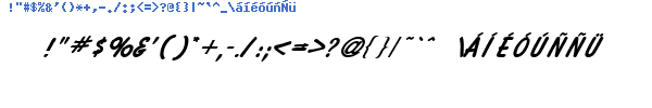 Fuente BASSBI__.TTF