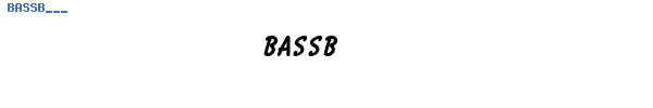 Fuente BASSB___.TTF