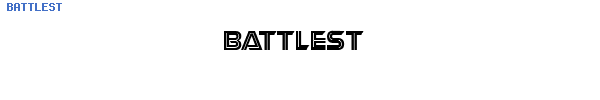 Fuente BATTLEST.TTF
