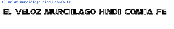 Fuente BATTLEST.TTF