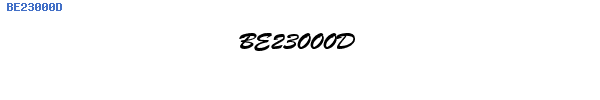 Fuente BE23000D.TTF