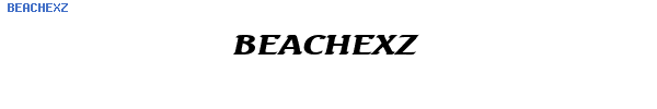 Fuente BEACHEXZ.TTF