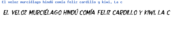 Fuente BEDRKI.TTF