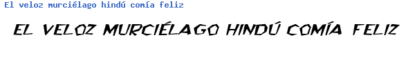 Fuente BEDRKWI.TTF