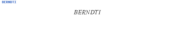 Fuente BERNDTI.TTF