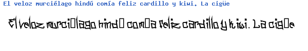 Fuente BITCSN.TTF
