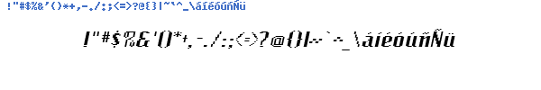 Fuente BITMAPWI.TTF