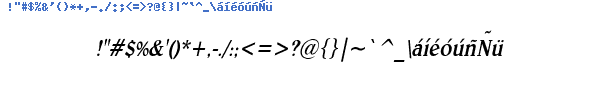 Fuente BLEWTHII.TTF