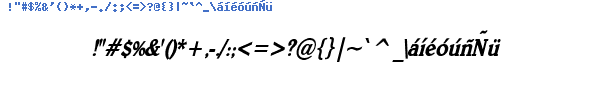 Fuente BLEWTHIZ.TTF