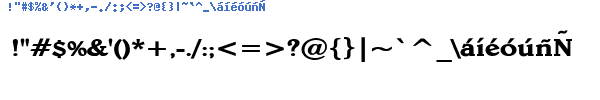 Fuente BLEWWIDB.TTF