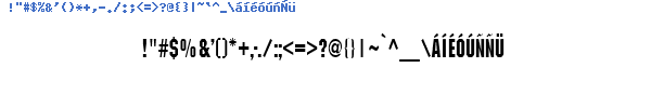 Fuente BLOCCB__.TTF