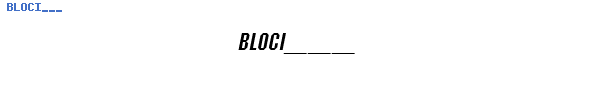 Fuente BLOCI___.TTF